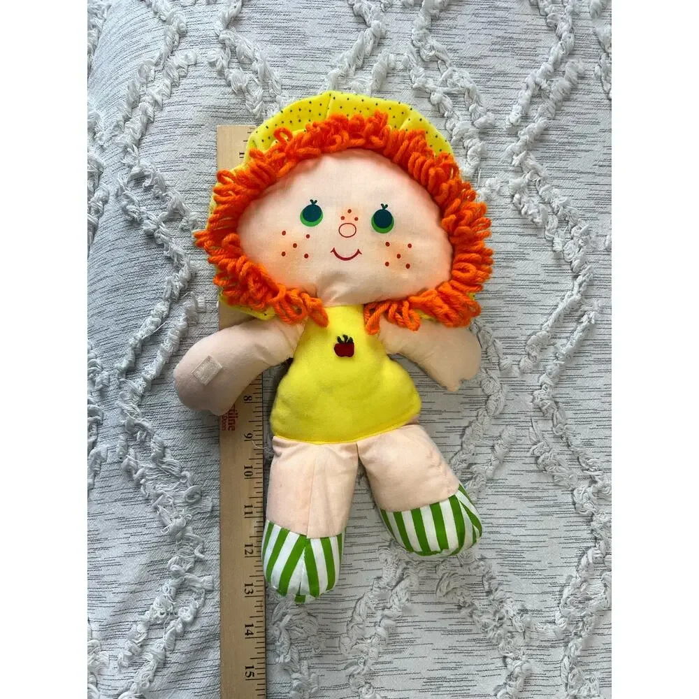 1980s Vintage Strawberry Shortcake Apple Dumpling Rag Doll